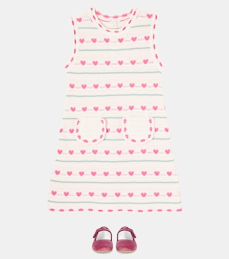Robe Josie en crochet de coton et laine | Bebe Organic