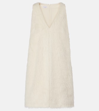 Alpaca wool-blend minidress | Brunello Cucinelli