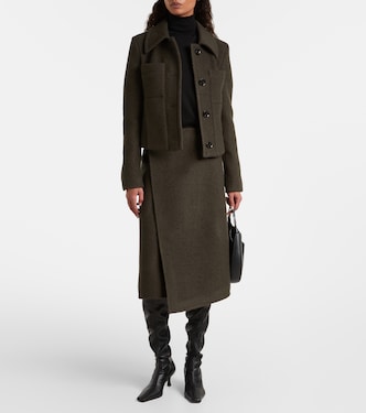 Kinsley wool-blend twill bouclé jacket | Proenza Schouler