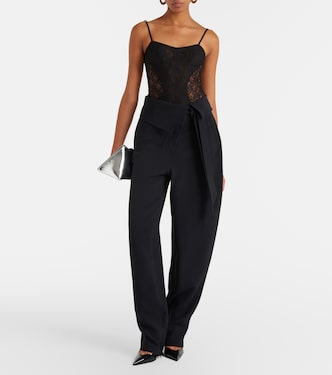 Floral lace bodysuit | The Attico