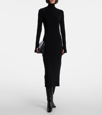 Turtleneck midi dress | Norma Kamali