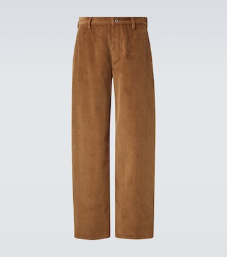 Cotton corduroy wide-leg pants | Loewe