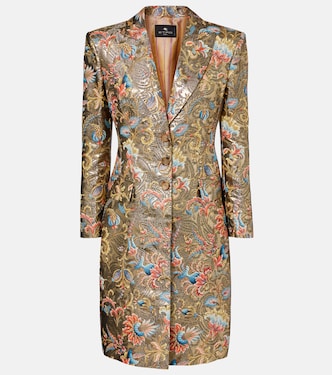 Printed lamé coat | Etro