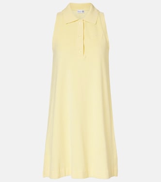 Logo cotton terry polo dress | Hunza G