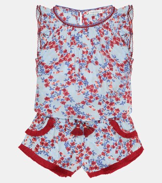 Top Amber floral | Poupette St Barth Kids