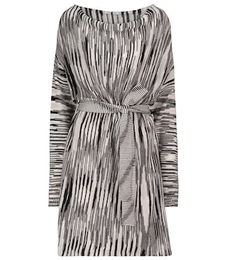 One-shoulder cashmere minidress | Missoni