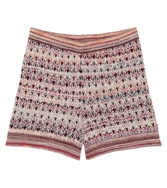 Intarsia wool-blend shorts | Paade Mode