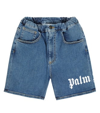 Bedruckte Jeansshorts | Palm Angels Kids