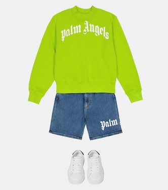 Bedruckte Jeansshorts | Palm Angels Kids
