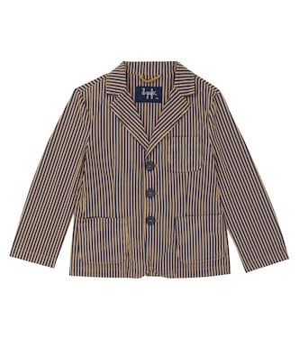 Striped cotton-blend blazer | Il Gufo