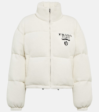 Wattierte Steppjacke aus Wolle und Kaschmir | Prada