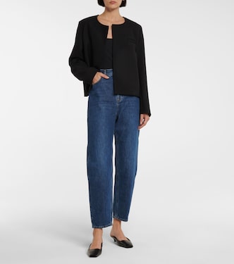 Jean tapered à taille haute | Toteme