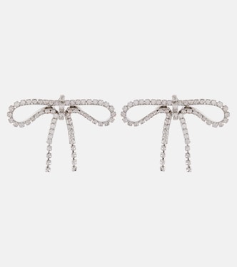 Boucles d'oreilles Archive Ribbon à cristaux | Balenciaga