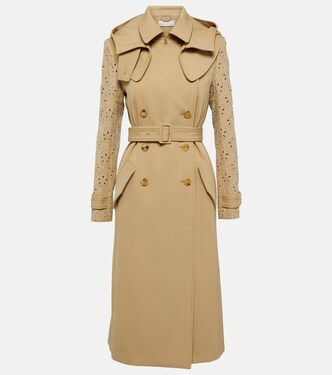 Gabardina de lana virgen bordada | Chloé