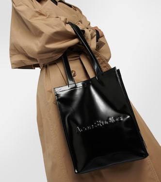 Mini logo-embossed tote bag | Acne Studios