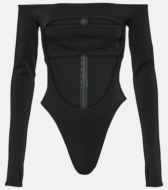 Body Circle con scollo bardot e cut-out | Mugler