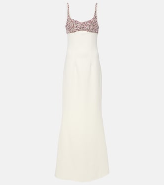 Robe longue Beatriz à ornements | Safiyaa