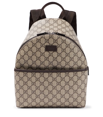 Zaino in canvas GG con pelle | Gucci Kids