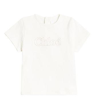 Baby - T-shirt in jersey di cotone | Chloé Kids