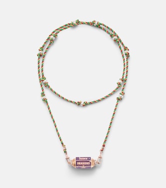 Collana Prayers Box in oro 18kt con diamanti | Marie Lichtenberg