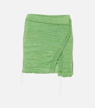 Minifalda de mezcla de lino | Acne Studios