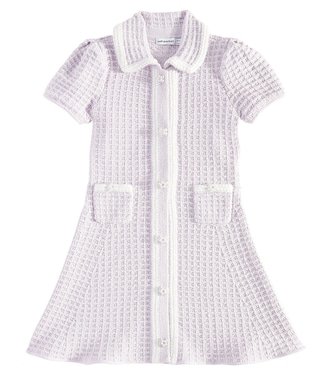 Vestido de punto gofrado | Self-Portrait Kids