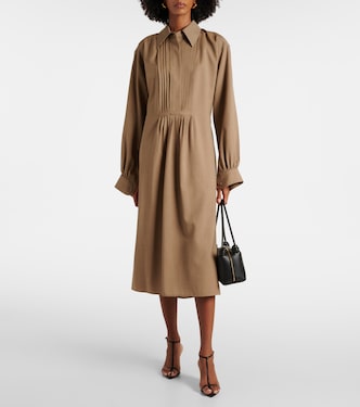 Hemdblusenkleid aus Wolle | Jil Sander