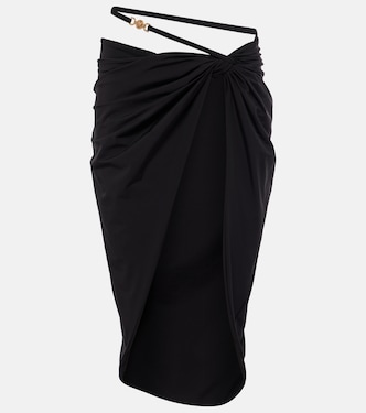 Jersey beach cover-up  | Versace