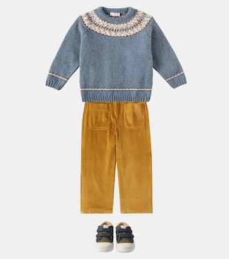 Goyo Fair Isle wool-blend sweater | La Coqueta