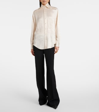 Bluse aus Satin | McQueen