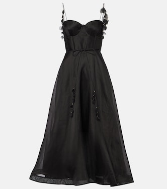 Midikleid Natura aus Leinen und Seide | Zimmermann