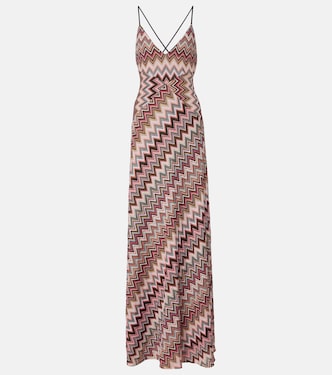 Maxikleid aus Häkelstrick | Missoni