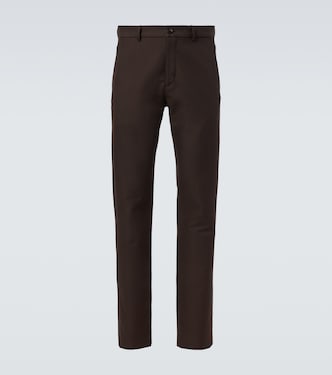 Harper wool and cotton straight pants | Loro Piana