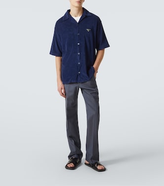 Camicia bowling in cotone | Prada