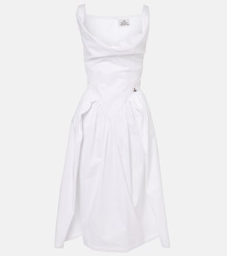 Sunday cotton corset midi dress | Vivienne Westwood