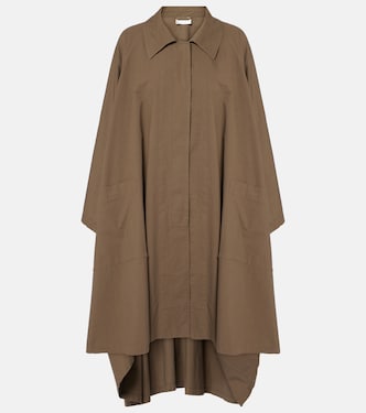 Leins cotton poplin coat | The Row