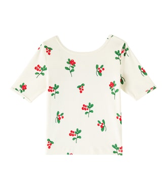 Top Lingonberries aus Baumwoll-Jersey | Mini Rodini