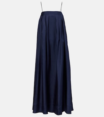 Maxikleid Heather aus Seiden-Twill | Asceno