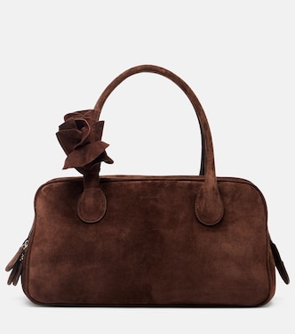 Schultertasche Brigitte Small aus Veloursleder | Magda Butrym