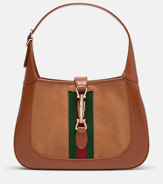 Jackie 1961 Medium suede tote bag | Gucci