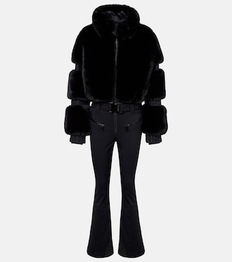 Lieke faux fur-trimmed ski jumpsuit | Goldbergh