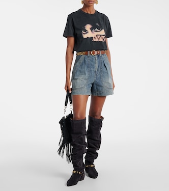 T-shirt Zoeline in jersey di cotone con stampa | Marant Etoile