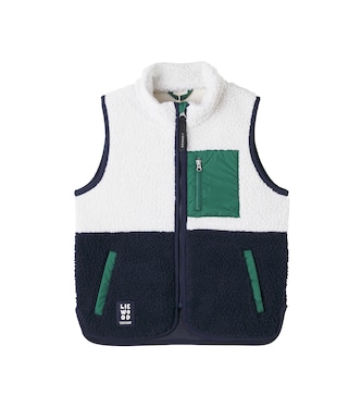 Vada colorblocked faux shearling vest | Liewood