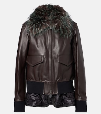 Leather jacket | Sacai