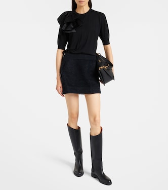 Fluffy Statement wool-blend miniskirt | Dorothee Schumacher