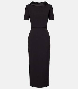 Crêpe midi dress | Roland Mouret