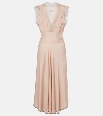 Midikleid mit Spitze | Maison Margiela