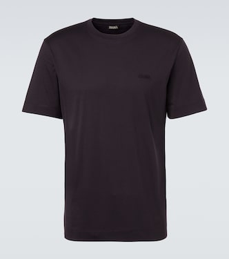 Logo cotton jersey T-shirt | Zegna