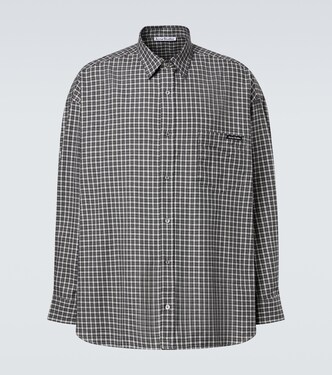 Checked cotton flannel shirt | Acne Studios