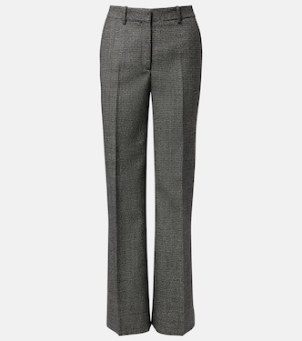Pekko houndstooth wool wide-leg pants | Acne Studios